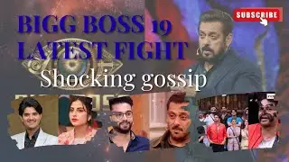 Bigg Boss 19 Latest Fight! Shocking Gossip & Drama Unfolded #biggboss #elvishyadav #salmankhan  