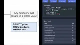 Subqueries in a Select