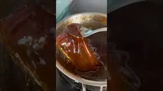Easily clean you caramelized sugar pan #tanghulu