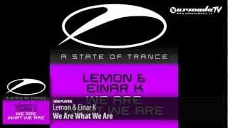 Lemon & Einar K - We Are What We Are (Original Mix)