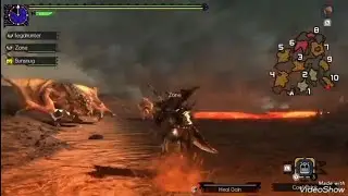 Monster Hunter GU The Volcano and Mountains Rathalos Hunt