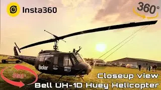 Best Military Vietnam Helicopter in 360&deg; 4k 
