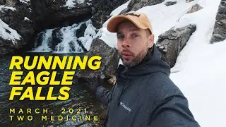 Running Eagle Falls (Trick Falls) in Two Medicine, Glacier National Park (4K)