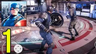 Captain Hero: Super Fighter - Gameplay Walkthrough Part 1 (iOS, Android)