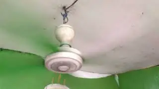 Kipas gantung muter brisik tersendat cukup dengan 2 kabel