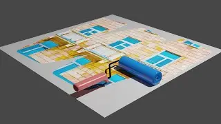 Dynamic Paint - анимация текстуры, ч.2 / Blender уроки / Анимация в Blender