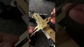 How to construct a hidden blade prop from assassins creed video games. This one is not for sale.