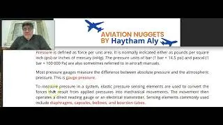 Elastic pressure sensing elements, what are they ?? Aviation nuggets by @Haytham_Aly