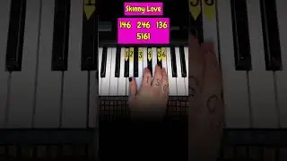 Skinny Love by @birdy #easy #piano #tutorial #sad #love #song #music #fyp
