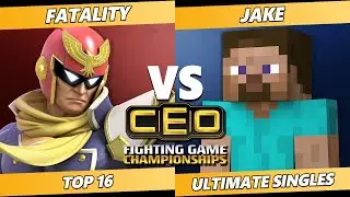 CEO 2021 Top 16 - Jake (Steve) Vs. Fatality (Captain Falcon) SSBU Ultimate Tournament