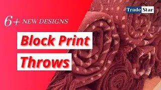 Hand Block Print Throws - 100% pure cotton Blankets Direct from Manufacturer [Jaipur]