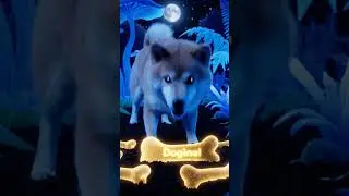 Shiba Inu attempts to 'mine' Dogecoins by digging up glowing bones.