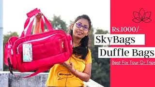 Распаковка дорожной сумки Skybags | Дорожная сумка Skybags Cardiff Polyester 55 см, красная (DFCAR55ERED)