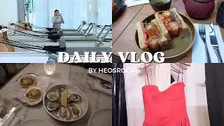 daily vlog 𐙚  85 | 🐰ྀི our two year wedding anniversary, brunch, house of cb dress & pilates again🌸💗