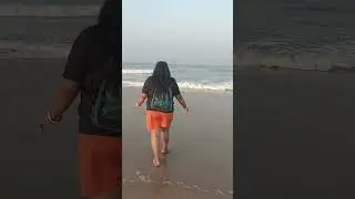 Goa 🎊 #vibes #trending #yt #shorts #sea #beach #happy #bengali #cute #family #husbandwife #trip