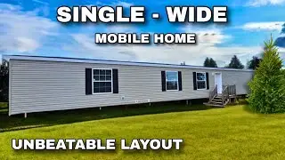 This Single-Wide Mobile Home Has a FUNCTIONAL LAYOUT Making it VERY DESIRABLE