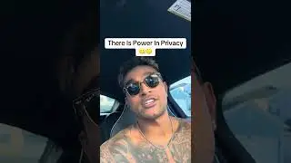 PRIVACY HAS POWER! #motivation #cartalks #goals #private #inspiration #mindset #growthmindset #work