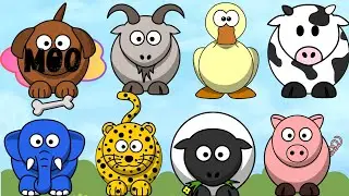 Animal Sounds Song For Kids | Animal ABC | ABC Phonics Song | Nursery Rhymes  @Learnwithlemo 