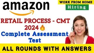Amazon Retail Process - CMT 2024🔥 | Complete Assessment Test | Must Watch English & Analytical