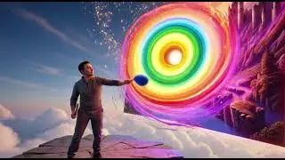 High-Value Cinematic  Fantasy AI Art​ Canvas of Dreams The Painter of Worlds