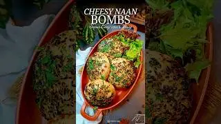 Naan Bombs | Cheese Naan Bombs | Stuffed cheese Naan Bombs | No Oven No Tandoor Recipe | #shorts