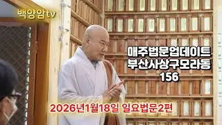 백양암 병오년1월18일 일요법문2편