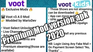 Voot Tv and Voot Kids Premium mod version apk 2020 | Colors Tamil  | Naster_editz
