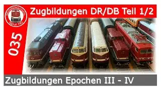 Zugbildungen DR/DB Spur H0 DCC (BR112 BR118 BR132 BR142 BR250) Epochen III und IV Sound Dampf