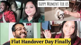 Flat Handover day vlog | Key handover for our new flat