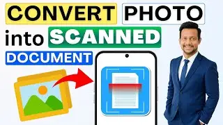 How to Convert Photo into Scanned Copy on Mobile | Make Scanned Document & Save as JPG or PDF Easily