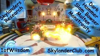 Skylanders SuperChargers Research - Dark Hammer Slam Bowser Molten Monstrosity Upgrade Path