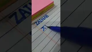 how to write your name in Korean (Zainab)💜#shortsfeed #shorts #bts #bangtan #trending #viral #song