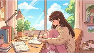 sunny day study day. 晴天也要學習讀書. 晴れでも勉強しなきゃ