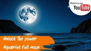 Unlock the Power of the Aquarius Full Moon on August 19th! by HasWings&trade;
