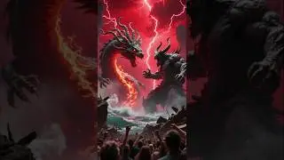 Leviathan vs Behemoth: The Final Battle of God&rsquo;s Most Terrifying Creatures. #shorts #shortsfeed #yt