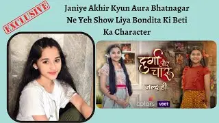 Durga Aur Charu | Aura Bhatnagar Aka Durga Ne Bataya Akhir Yeh Show Kyun Karna Tha | Telly Glam