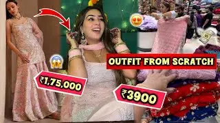Designer OUTFIT FROM SCRATCH in ₹3900 | Wedding Guest Outfit | Dilli ki Ladki