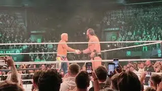 Cody Rhodes Shake Hand With Drew McIntyre - WWE Live Event Brussels 23 Jan, 2026