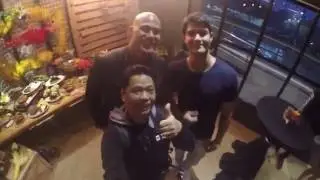 Daniel Matsunaga, Rovilson Fernandez and Me at Naxional