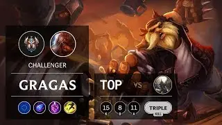 Gragas Top vs Pantheon - EUW Challenger Patch 9.19