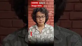 Com. Zuala appeals  students to support JNUSU who have been on hunger strike for the last 5 days.