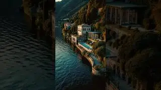 Italian Lakeside Villa | AI-Generated Historic Estate | Luxury Lake Como Style