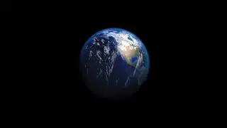 8 Hours of Slowly Rotating Earth with Calm Ambient Music | Deep Sleep, Meditation & Relaxation