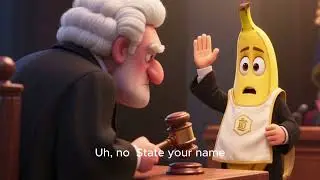 Banana Bob's Crazy Courtroom Capers!  #BananaBob #KidsLaugh #CourtroomComedy