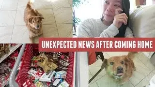 Visiting Home, Unexpected Bad News & Shopping!