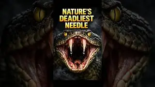 Snake&rsquo;s Venom Works Like a Needle?! 🐍💉😱 | #Shorts #SnakeVenom