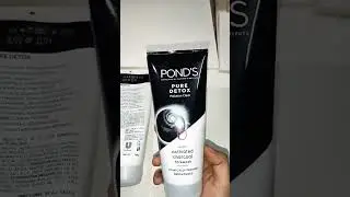 OLD VS NEW   ponds DETOX FACE WASH 🖤🤍🖤