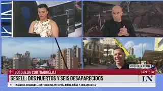 Intensifican el operativo tras el derrumbe en Villa Gesell: el testimonio de Rubén, sobreviviente