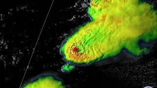 GOES East Sandwich Imagery of Supercell over Lubbock, Texas