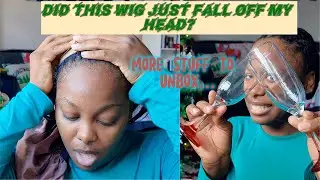 The wig needed to go - unboxing/unbagging lol